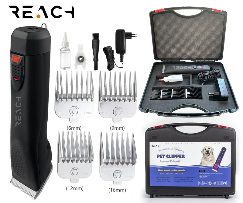 Dog Hair Clipper Trimmer Shaver Grooming Smart Pet Machine Cleaning Kit Pet Hair Clipper