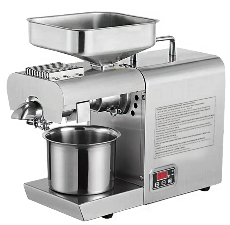 MJ 508 Automatic Castor Seeds Coconut Soy Bean Peanut Cold Press Oil Machine Extractor Household Oil Making Press Machine