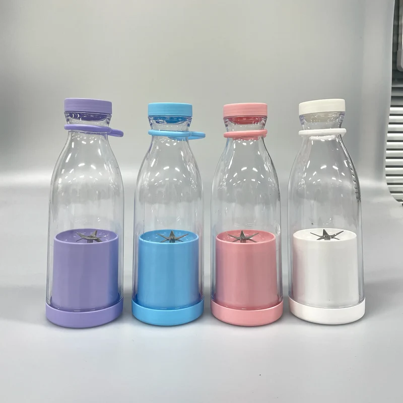 Tiktok Hot Selling Portable 420ml Fruit Ice Mixer Cup Blender USB Charge Juicers Fresh Juice Portable Personal Blender