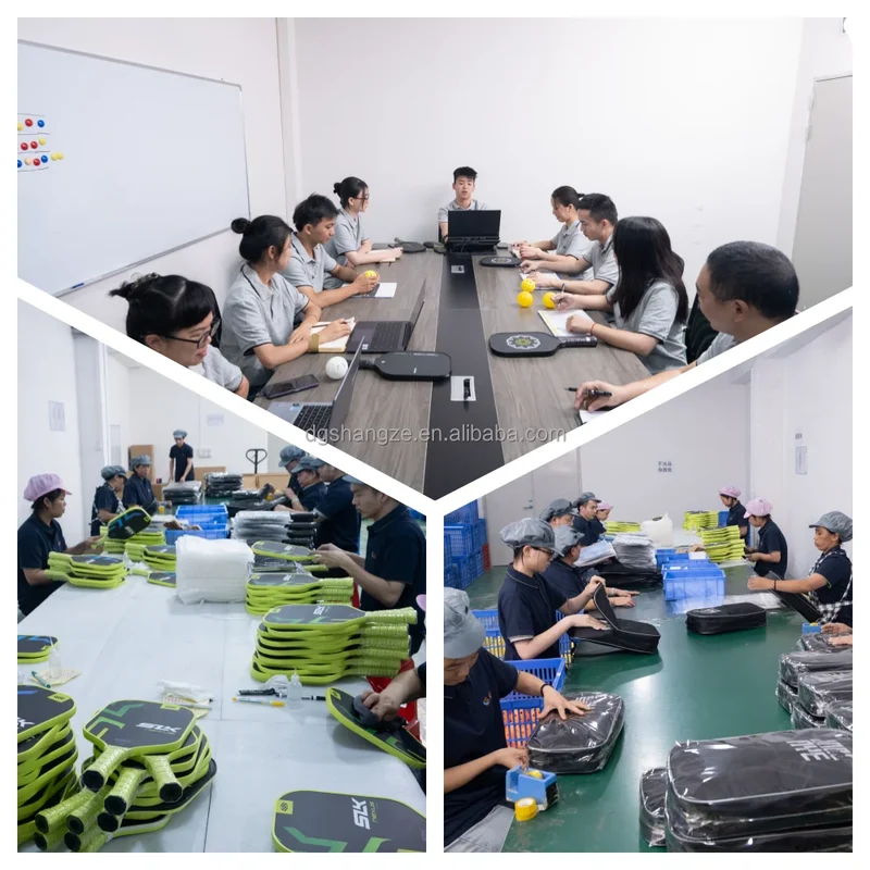 SHANGZE Custom Factory Cold Pressing Durable EPP Foam Core Honeycomb Carbon Fiber Pickleball Paddles Compliant Entertainment