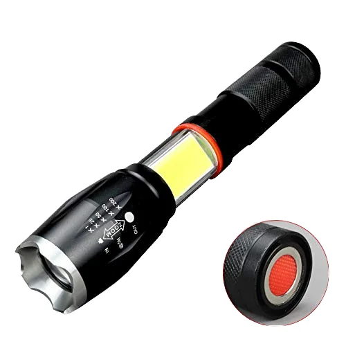 Portable Led USB Mobile Charger Rechargeable Battery Mini Flashlight Camping Flood Lantern