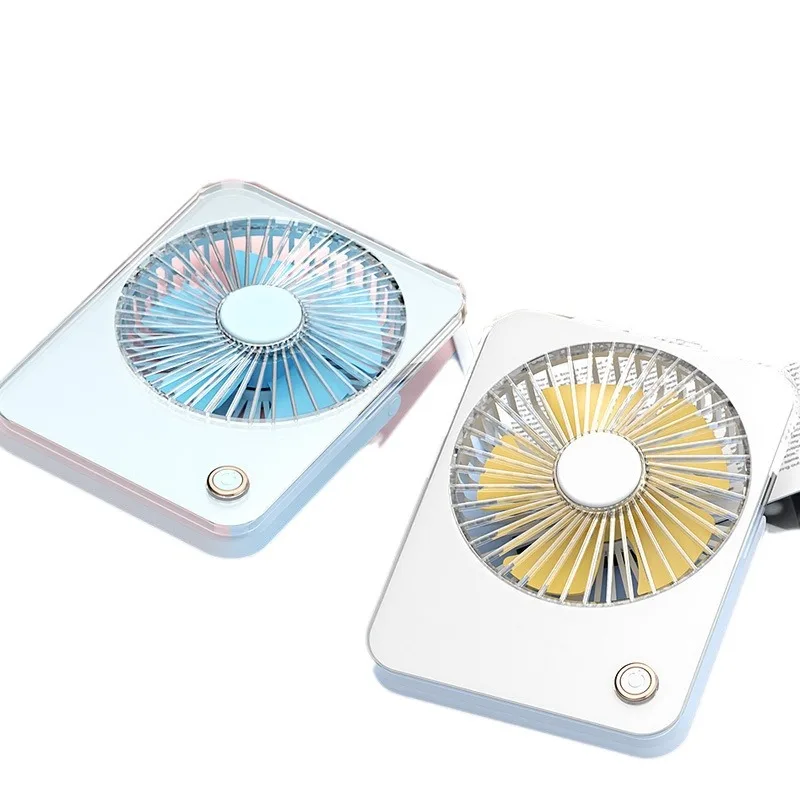 2025 Ultra-Thin Mini USB Charging Four-Speed Plastic Air Cooling Fan Foldable Portable English Household Energy Efficient Class