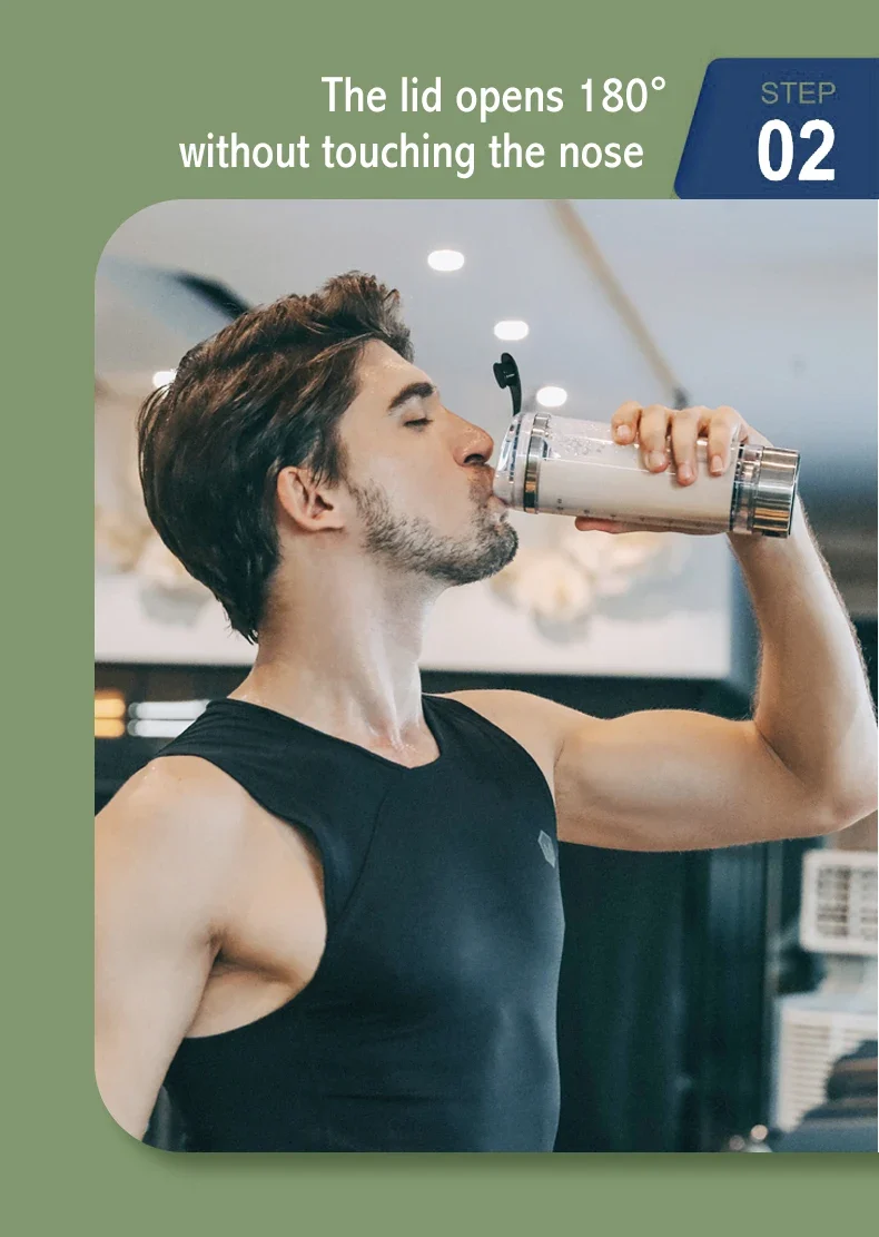 Ready to Ship New Design Personal Portable Rechargeable Small Blender Fresh Juice Mini Portable Blender Office Coffee Blender