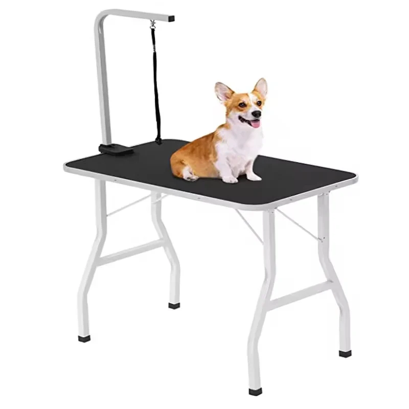 Easy to Clean Premium Stainless Steel Dog Grooming Table for Home and Professional Use