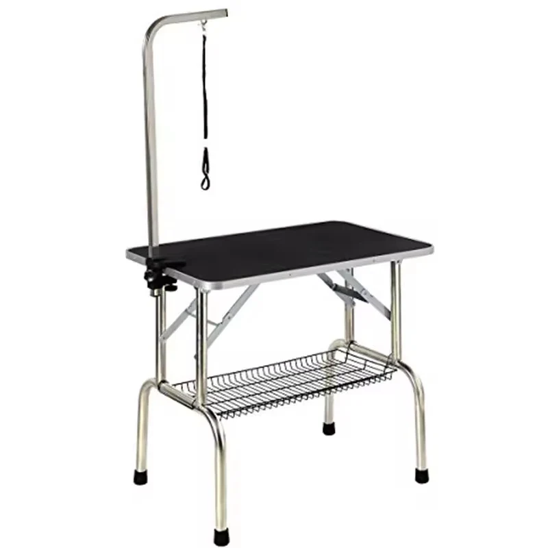 Easy to Clean Premium Stainless Steel Dog Grooming Table for Home and Professional Use