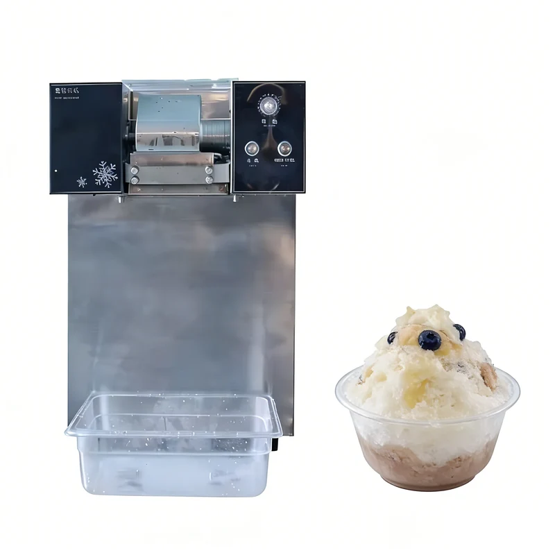 Portable Electric Snow Ice Shaver Machine Stainless Steel Eco-Friendly Commercial Hotel Household Outdoor Festival Fair Night