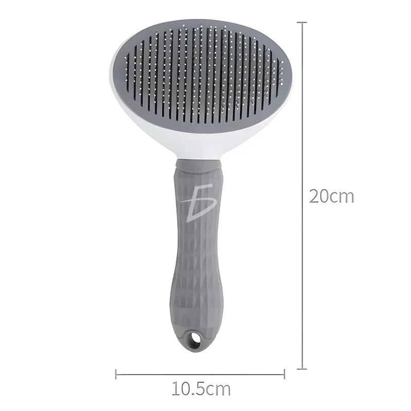 Convenient Plastic Bristle Brush for Long or Short Hair