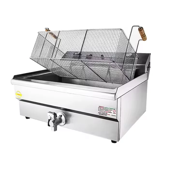 Premium Commercial Full-Size Electric Deep Fryer 30 Liters Professional Restaurant Industrial New Standing Fryer