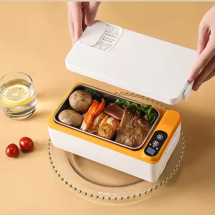 New Model Electric Heating Lunch Box Wireless Portable USB Rechargeable Lunch Bento Box Food Warmer 1000mL