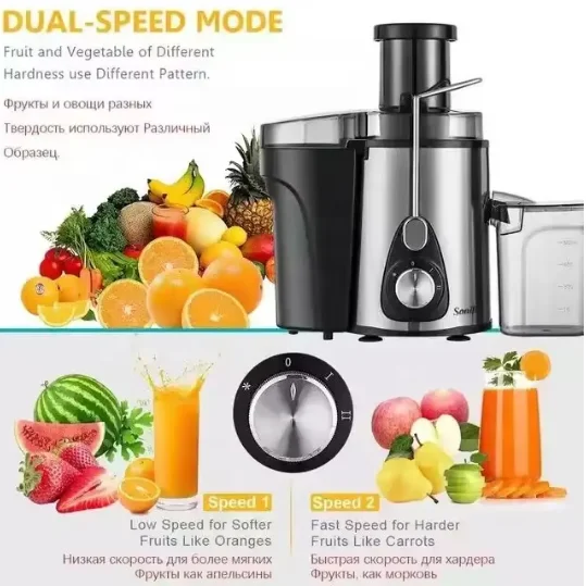 Commercial Multifunction 4 in 1 Juicer Blender Big Mouth Vegetable Extractor Electric Fruit Juicer Food Mixer for Household