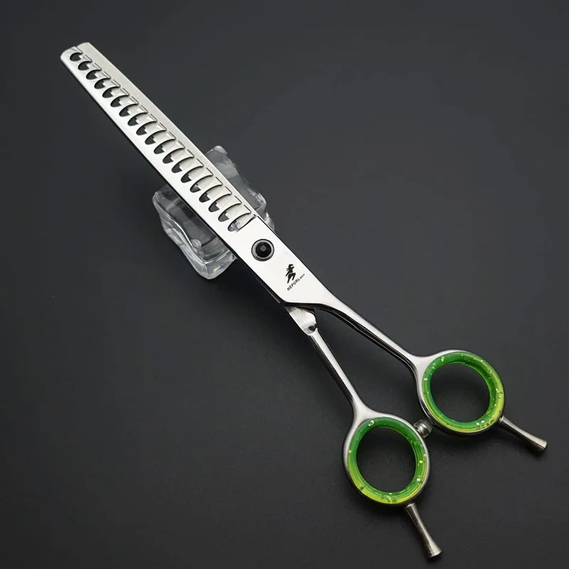 7.0 Inch Scissors Pet Grooming Dense Fishbown Teeth Scissors Set shear 4 Scissors in Set PTS-015
