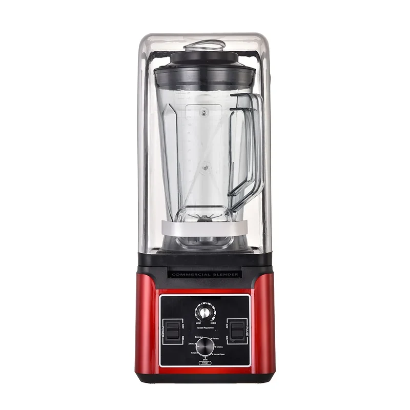 Ideagree 2500W Commercial Blender 4L Jar 10-Speed Stainless Steel Blades Tritan BPA-Free Low Noise Soundproof Hotel Household