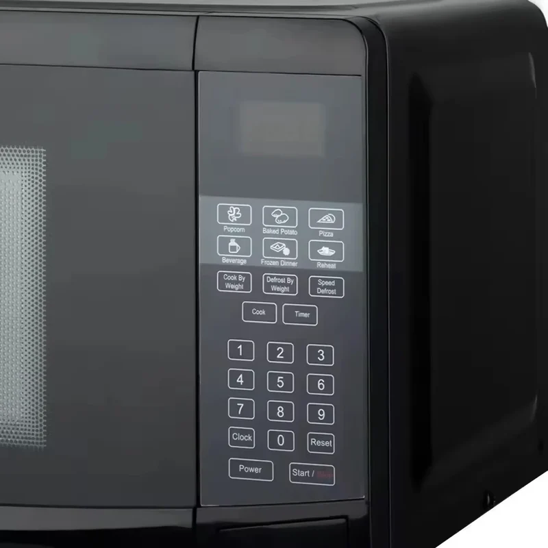 20L High Quality Mechanical Timer Control Microwave Oven Household Use Black Glass Housing 800W A+ Energy Efficient Touch