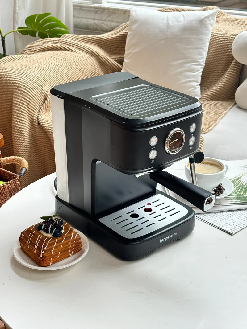 For 04E Latte Maker EU Local Stock Professional 220v Electric Semi-Automatic Espresso Coffee Machine Brew System Household