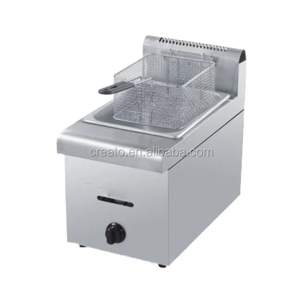 Single tank Tornado Potato Gas Deep Fryer