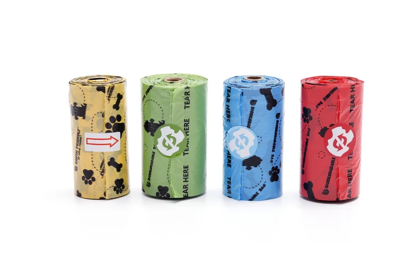 OEM ODM Pet Poop Bag Eco Corn Starch Poop Bag Dog Poop Bags Biodegradable for Dogs