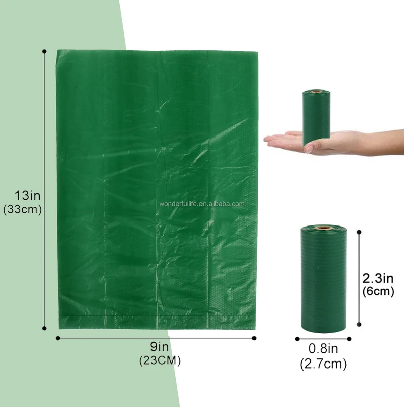 OEM ODM Pet Poop Bag Eco Corn Starch Poop Bag Dog Poop Bags Biodegradable for Dogs
