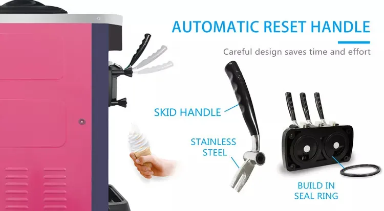 2-in-1 Automatic Commercial Ice Cream Machine Soft Ice Cream and Coffee From Fruit and Milk for Coffee Shops