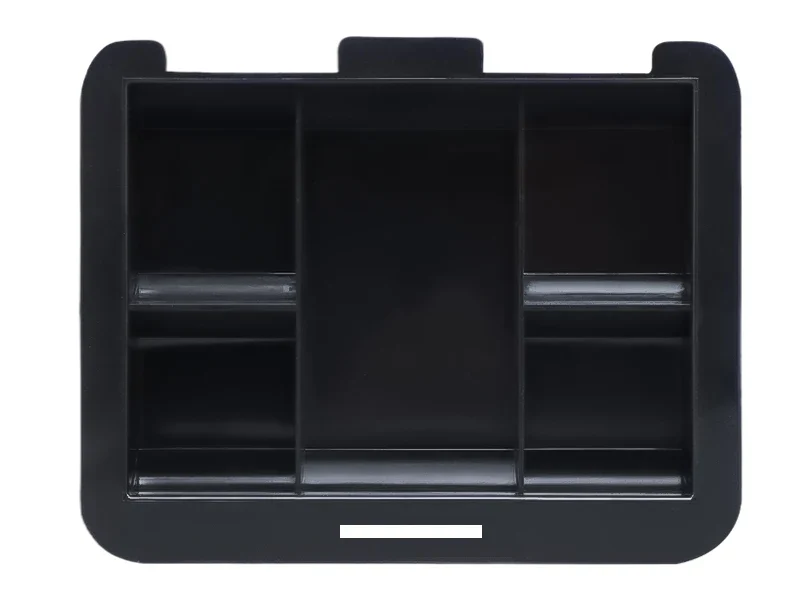 AJF Black Cold Rolled Steel Cash Safe Box Combination Lock Secure 7.87"x6.30"x3.54" Money Tray for Indoor/Outdoor Use Model