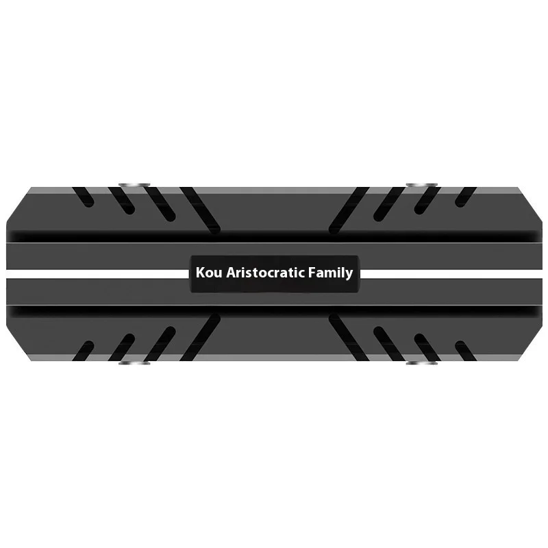 TEUCER M.2 2280 Aluminum Ball Bearing Solid State Drive Radiator Ngff Computer Silent Matte Armor Nvme Cooling Vest