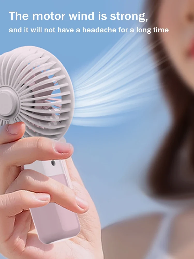 Summer Sale Portable Mini Fan Usb Rechargeable Mini Ventilador Air Cooler Hand Held Small Handheld Mini Ventilateur