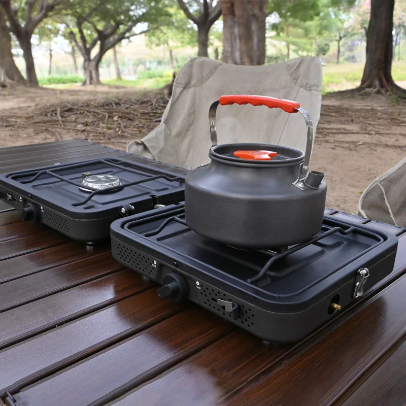 Vooma Customized 2-Burner Foldable Cooker Portable Mini Barbecue Grill for Outdoor Camping Gas Stove by Manufacturer