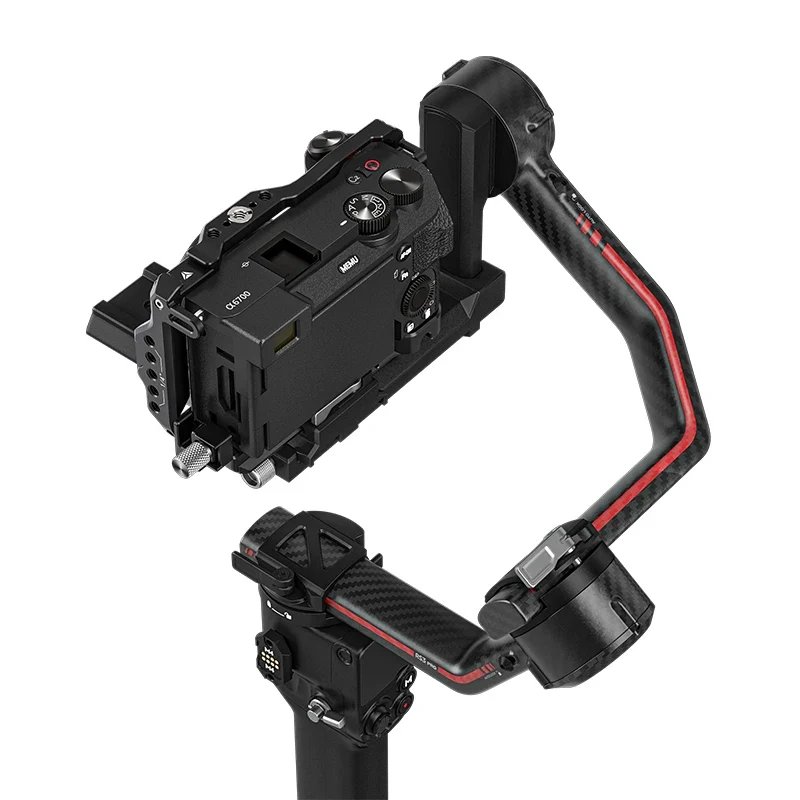 A6700 Camera Cage with Top Handle and Cold Shoe for A6700 Aluminum Alloy Anti-Scratch DSLR Rig Kit Accessories
