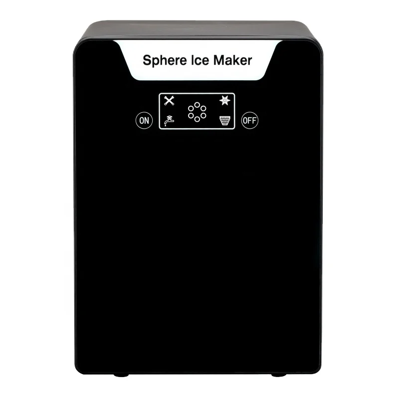 ETL/CE Counter Top Home Sphere Ice Machine Crystal Ice Ball 4Pcs Per Cycle 160Pcs and 10Kgs Per Day for Cocktails Drinks Whiskey