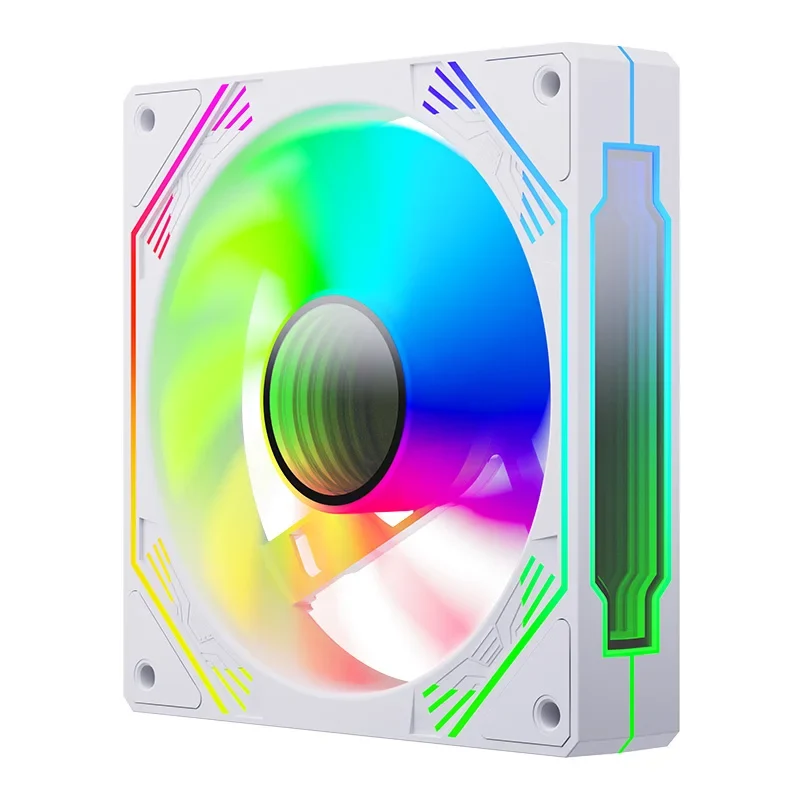 SNOWMAN ARGB Cooling Fan Desktop PC Cabinet Cooling Fan High Air Flow PWM 4 Pin ARGB PC Fan Cooler
