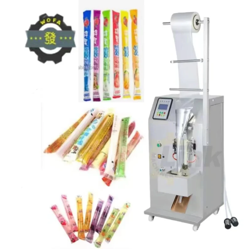 Low-cost Automatic Popsicle/jelly/juice Liquid/ice Cream/yogurt/sauce/perfume/small Plastic Bag Packaging Machine
