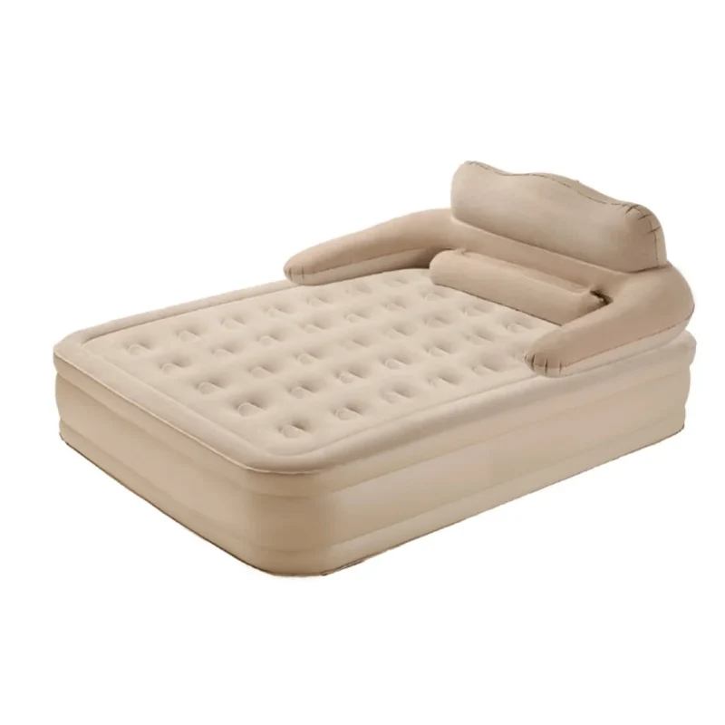 Auto-Inflating PVC Inflatable Air Mattress Multi-Surface for Camping Home Versatile for School Hospital Bedroom Guests