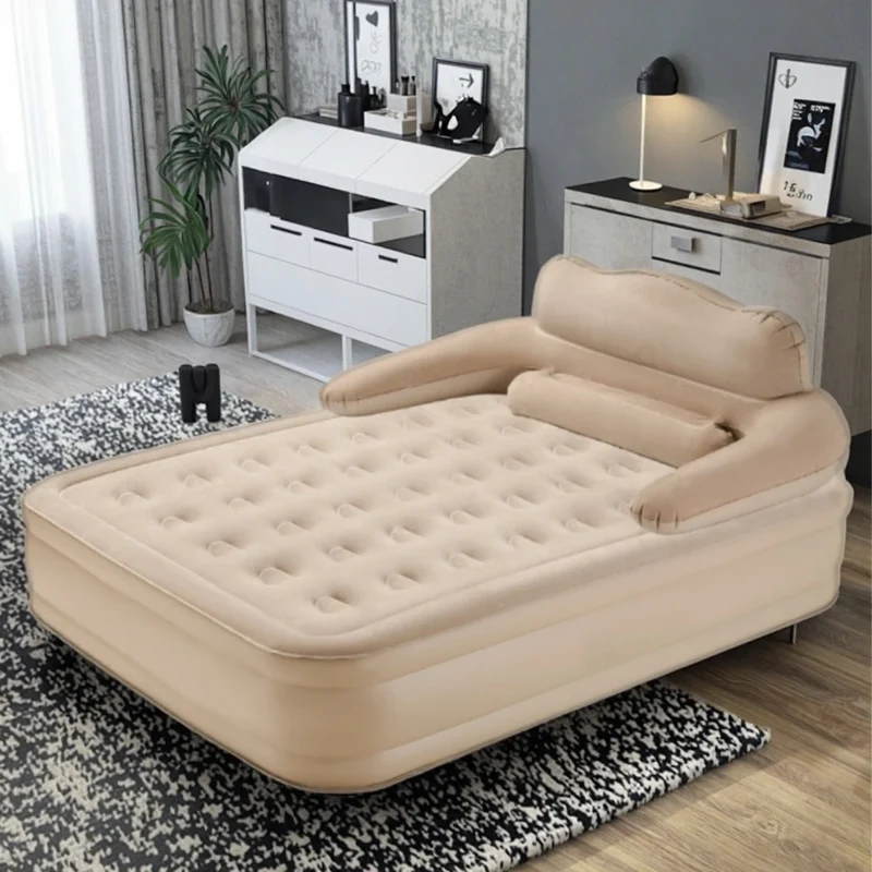 Auto-Inflating PVC Inflatable Air Mattress Multi-Surface for Camping Home Versatile for School Hospital Bedroom Guests