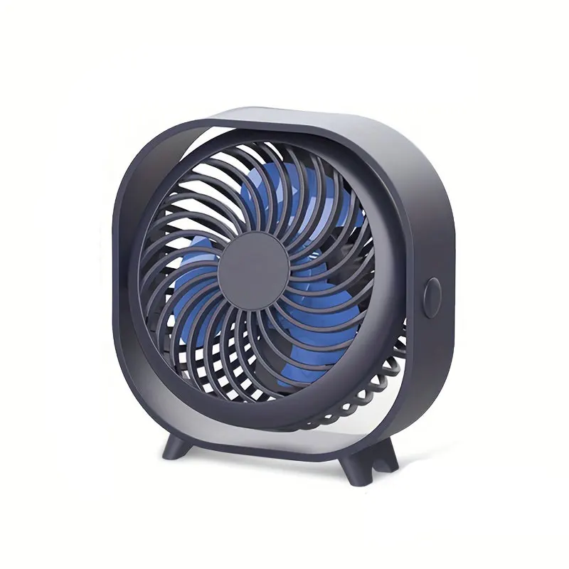New Desktop Small Fan Rechargeable USA Stock Free Shipping Desktop Fan Portable Office Dormitory Home Sports Car Mini Fan