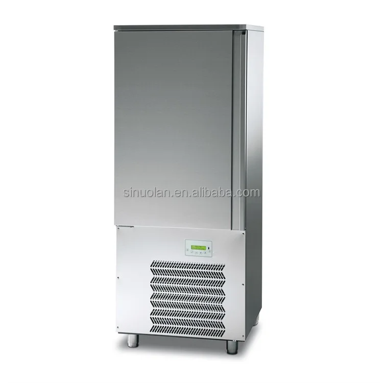 High Efficient 10/15 Trays Small Air Cooling Plate Freezer & Blast Chiller with Stainless Steel 304 and Fast Freezing