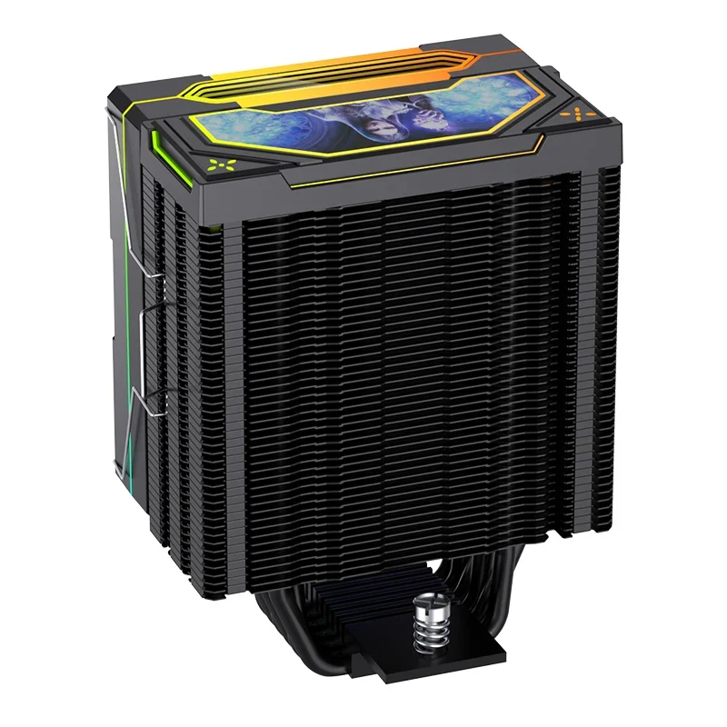 LOVINGCOOL Custom Intel CPU Cooler RGB 115x Radiator PC TDP 220W Quiet Cooler 120mm Cooling Fan for Gaming Case PC CPU Coolers