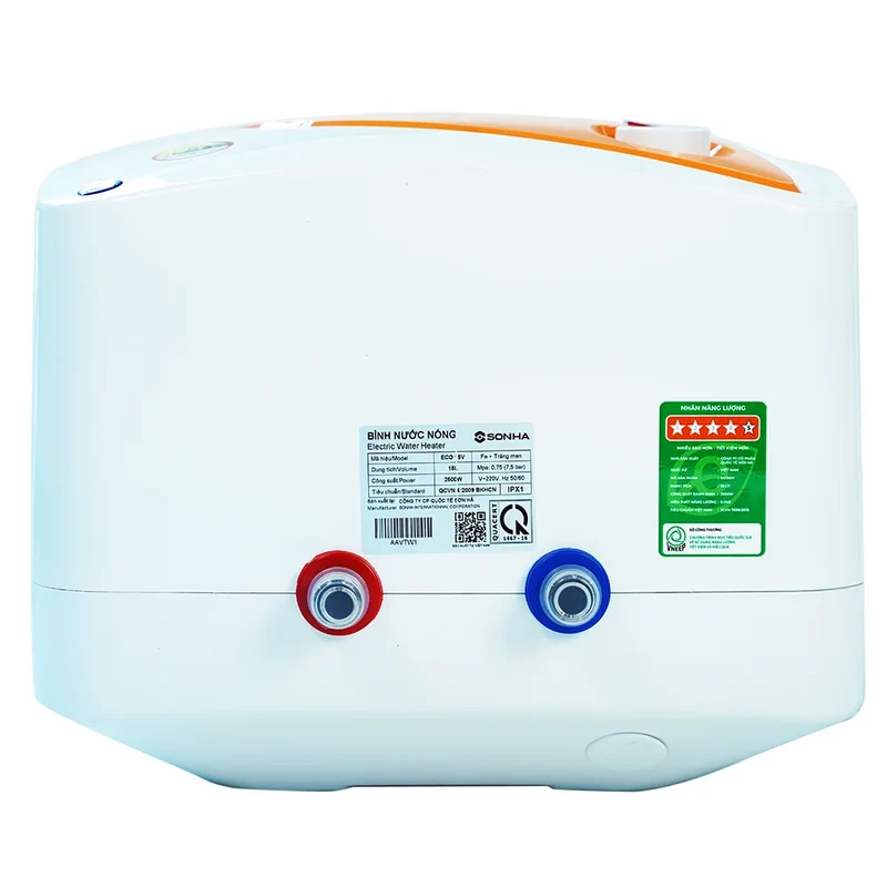 Traditional Electric Water Geysers Square Design Wall-Hung Storage Electric Water Heater