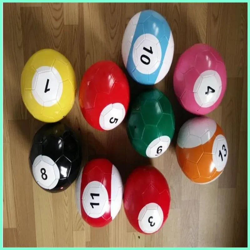 16pcs for 1 Set Inflatable Soccer Snooker Football NO.5 Size 5% Discount Quality Guarantee PVC/PU/TPU Material 20cm Diameter