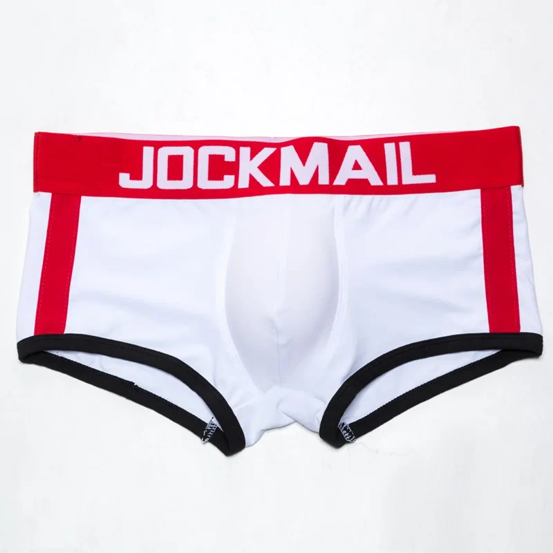 Hip Lift Butt Enhancement Low-Rise Knitted Boxer Briefs Soft Breathable Cotton Daily Casual Removable Front Padding Men's Waist