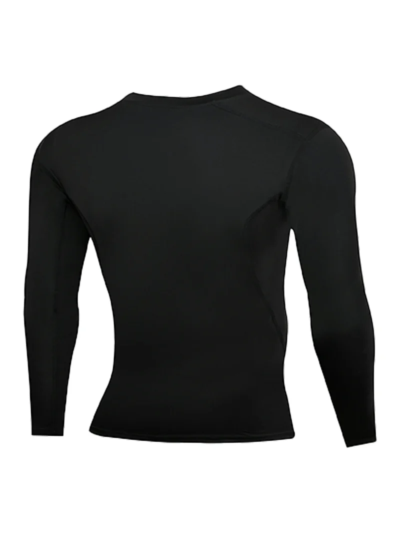 USA Warehouse 2 Pack Men's Thermal Underwear Shirts Compression Fleece Lined Long Sleeve Athletic Base Layer Cold Weather