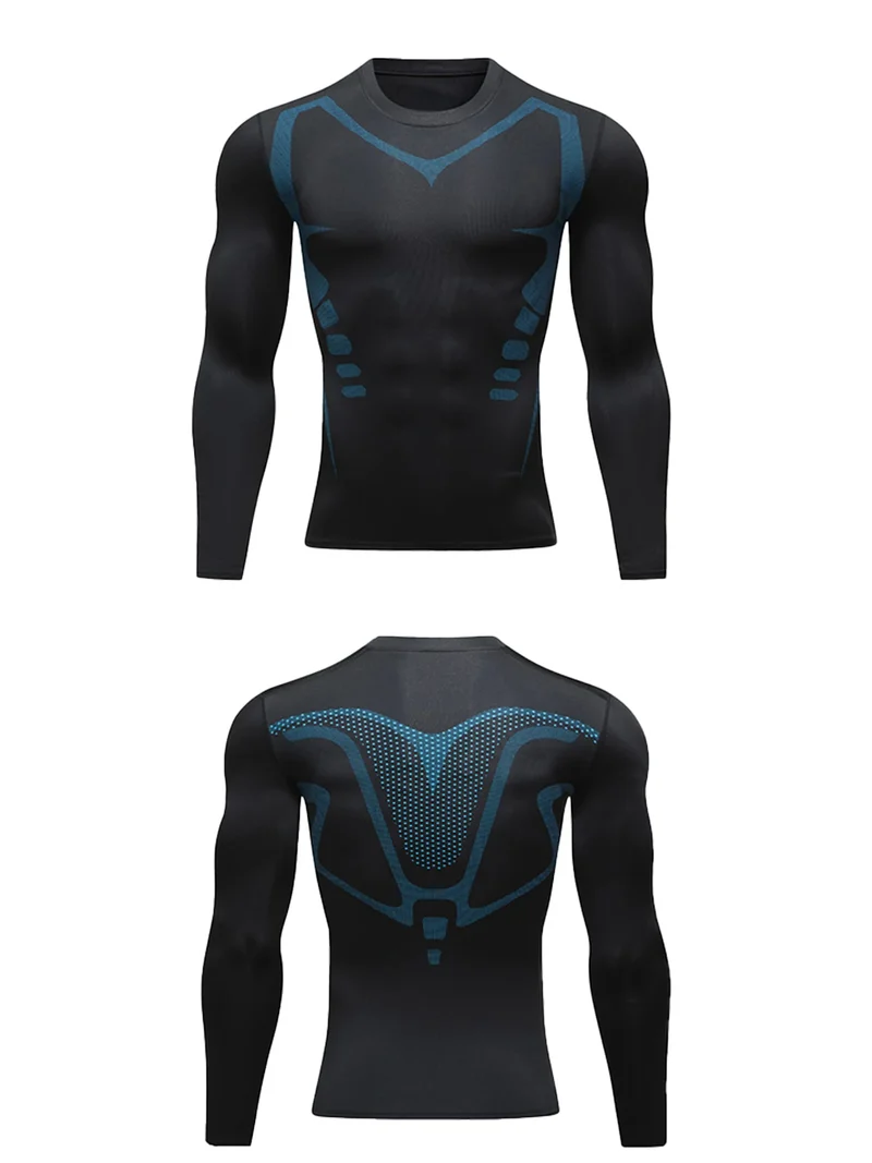 USA Warehouse 3 Pack Long Sleeve Thermal Shirts for Men Fleece Lined Soft Thermal Underwear Cold Weather Warm Base Layer