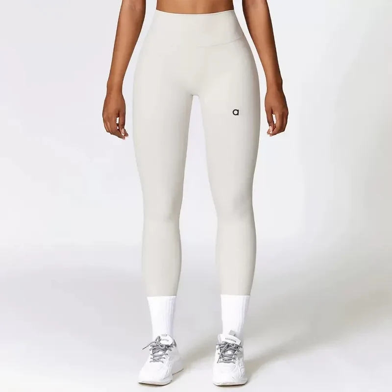 High-waisted, Soft, Tight-fitting Gym Pants, Hip-lifting Yoga Leggings, Women's Custom-made logo Leggings