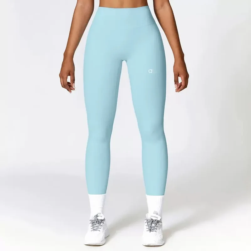 High-waisted, Soft, Tight-fitting Gym Pants, Hip-lifting Yoga Leggings, Women's Custom-made logo Leggings