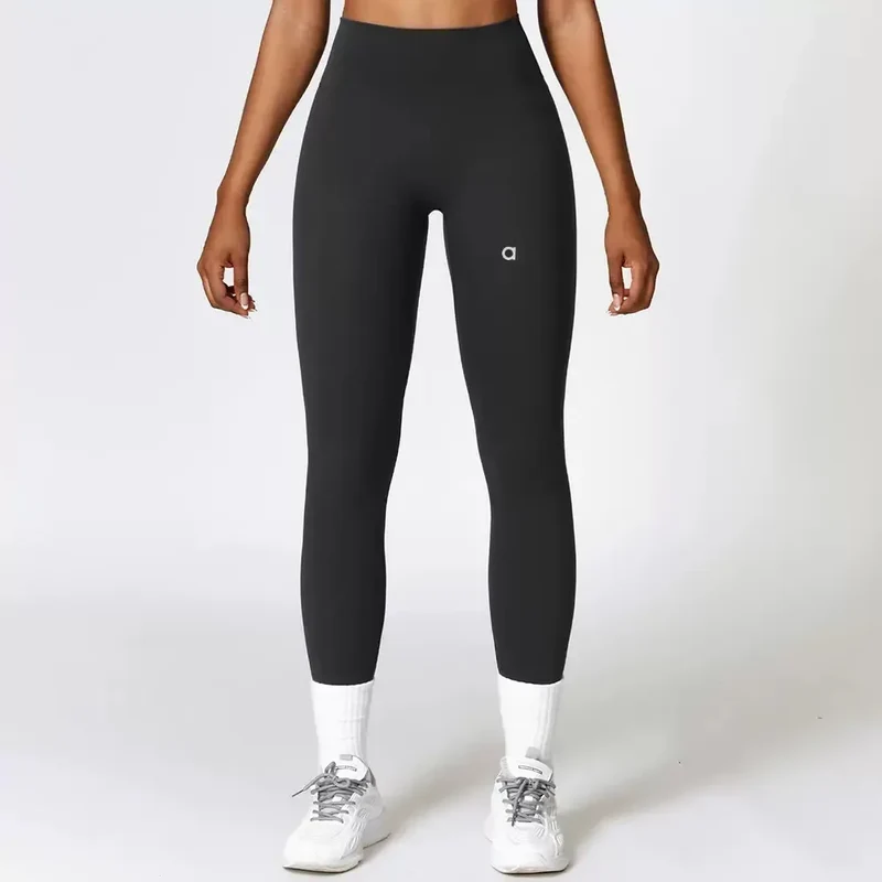 High-waisted, Soft, Tight-fitting Gym Pants, Hip-lifting Yoga Leggings, Women's Custom-made logo Leggings