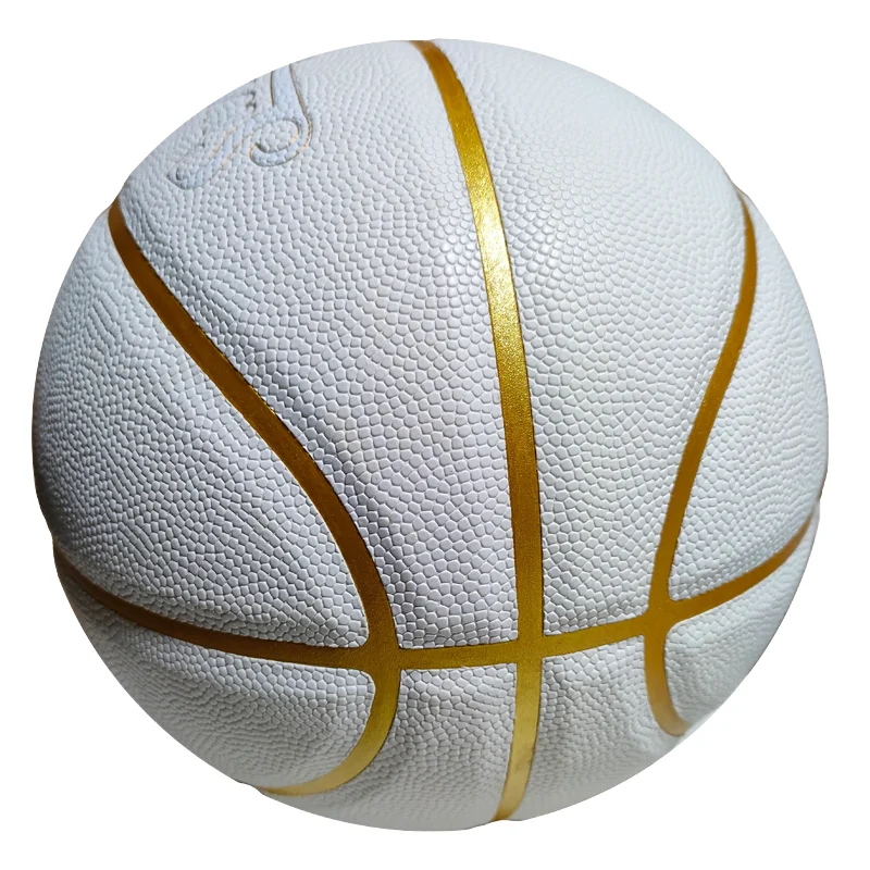 Premium Official Size 7 Basketball PU Natural Rubber Bladder Indoor Outdoor Training Match Ball Durable High Bounce for Players