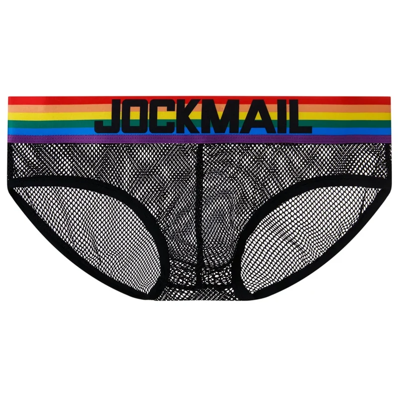 For Low-Rise Breathable Nylon Knitted All-Mesh Semi-Transparent Sexy Briefs Fashion Couple Underwear