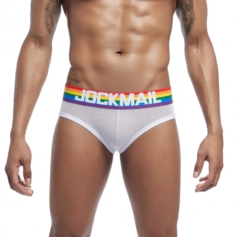 For Low-Rise Breathable Nylon Knitted All-Mesh Semi-Transparent Sexy Briefs Fashion Couple Underwear