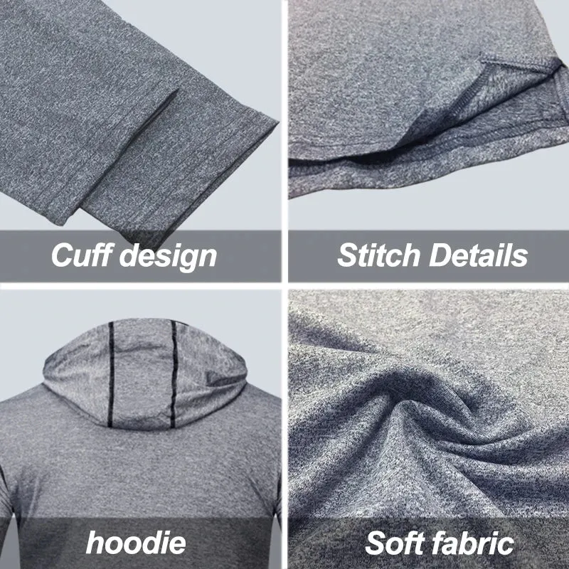 Custom Sport Wear Men Gym Hoodies Outdoor Running Tops Training & Jogging Hoodies Sweatshirt Wholesale Sportswear Fitness Wear