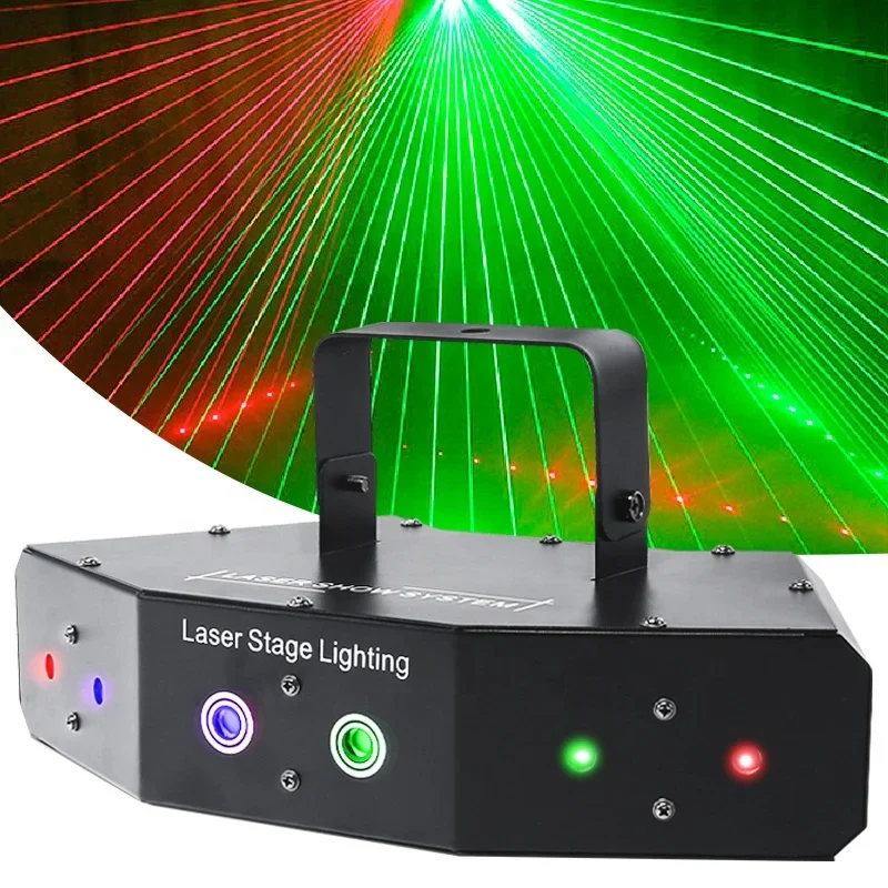 High Brightness DMX512 Laser Beam Light Projector Show Stage DJ Equipment 6 Eyes sharp Beam Moving Head Light