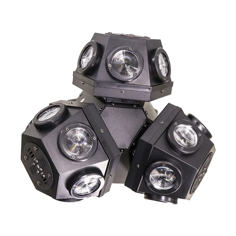 Three Heads Beam Moving Head 18pcs Creep Lamp Bar Ktv Disco Stage Lighting Led Dj Equipment Laser Light 200W
