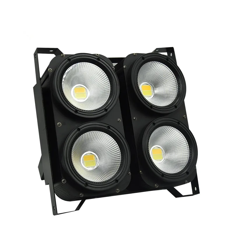 Dj Disco Lighting LED 4x100W COB Waterproof Blinder Light Four Eyes 2/6/12 Channel 400W Strobe 0-30Hz